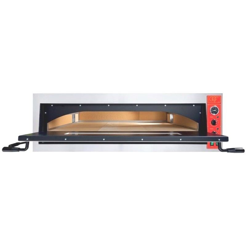 Electric pizza oven refractory stone chamber 6 pizzas of 36 cm