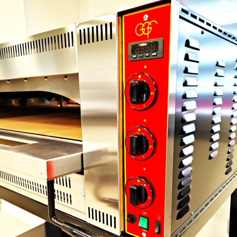 Gas pizza oven G9 for 9 pizzas of 30 cm