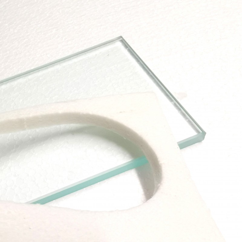 Glass and seal for ITALFORNI pizza oven door 320 X 120 X 8 mm